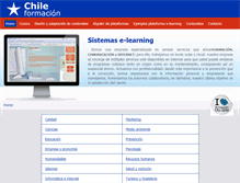 Tablet Screenshot of chileformacion.com
